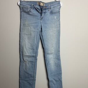 Hollister Light Blue Straight Leg Women's Jeans 8